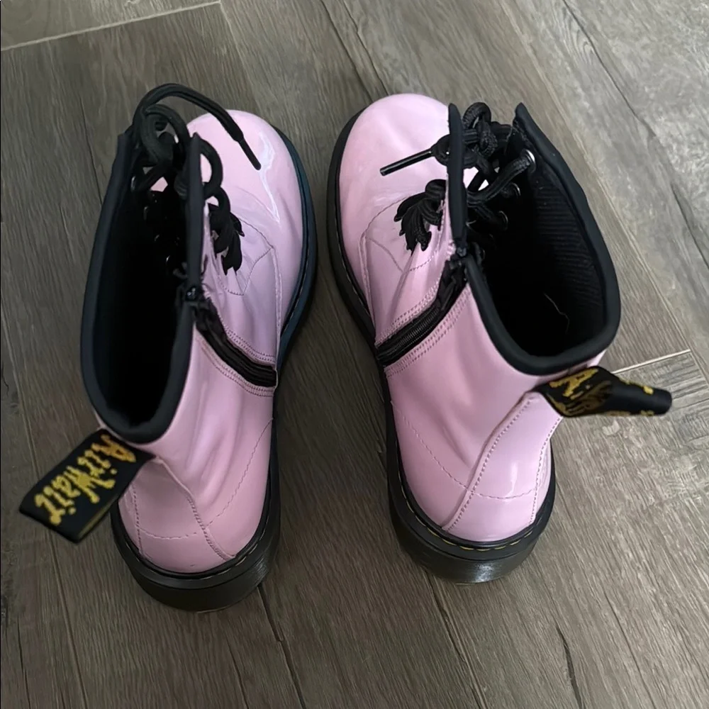 Dr. Martens Pink Lace-Up Boots - Picture 4 of 5